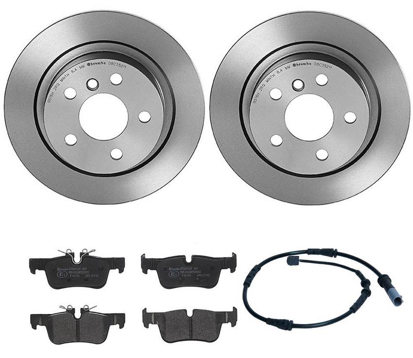 Mini Brembo Brakes Kit - Pads and Rotors Rear (280mm) (Low-Met) 34356865612 - Brembo 3805196KIT